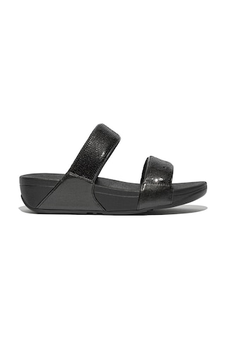 090 All Black Espadril / Keten Kadın Jf2 Fitflop Lulu Sequın Slıdes 090 All Black Siyah