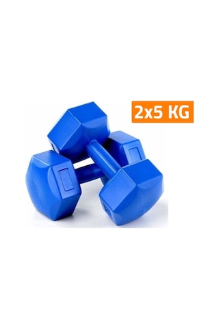 Dambıl Ağırlık Seti içi Demir Tozu Yüzde 40 Küçük Hacim 5 KG x 2