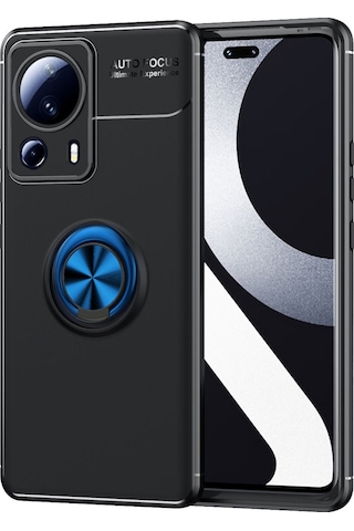 Xiaomi Mi 13 Lite Kılıf Zore Ravel Yüzüklü Silikon Kılıf