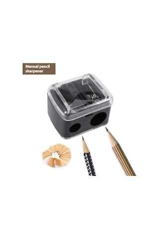 Nayomiglow Kaş Eyeliner İçin Hassas Kozmetik Kalemtıraş 2 Delik