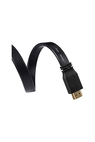 4997 Yassı Flat Slim Hdmi Kablo Uyumlu 4k Full Hd 4k 60hz 2.0 1m