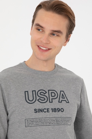 U.s. Polo Assn. Erkek Gri Melanj Sweatshirt 50308693-vr086 Grı Melanj