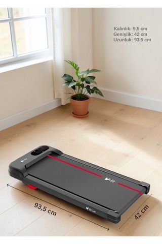 VFİT Slim Koşu Bandı 34 x 79 CM Minimal Yürüyüş Bandı Uzaktan Kumandalı & Eğimli