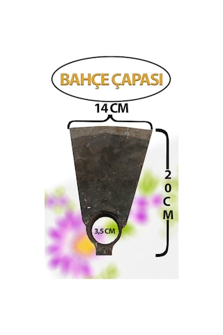 Tek Yönlü Bahçe Çapası Ağız Uzunluğu 14 Cm Toplam Uzunluğu 20 Cm Sap Hap Hariçtir