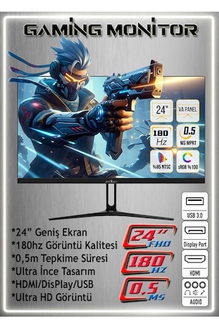 Warbox Wolf Xeon X5650 16 GB 256 GB SSD + 250 GB HDD 4 GB R7240 24" W10P Masaüstü Bilgisayar