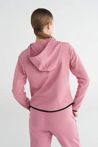 Hummel Tech Zip Hoodie 922436-3325 Pembe Kadın Fermaurlı Hoodie Pembe
