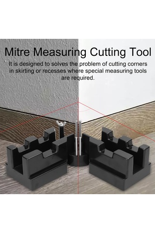 Ximistore9 "2'li Fonksiyonlu Hassas Kesim Açı Ölçer - 85-180 Ayarlanabilir"