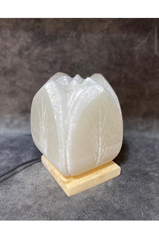 Çankırı Beyaz Lale Model Tuz Lamba