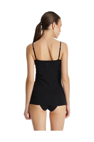 Blackspade Kadın Slip Aura Satin 1400 - Siyah