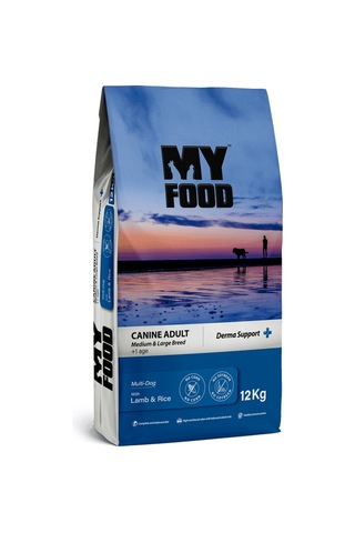 My Food Yetişkin Köpek Orta Ve Büyük Irk Kuru Maması Kuzulu Pirinçli - 12 Kg