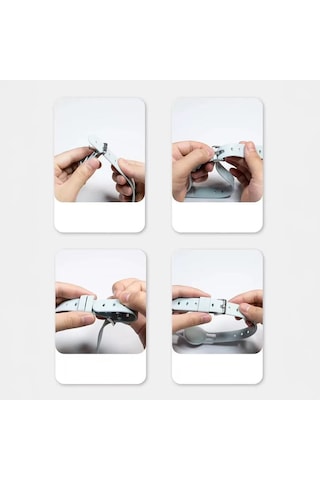 Micflip K03 Evcil Hayvan Akıllı Takip Cihazı Tasması Beyaz
