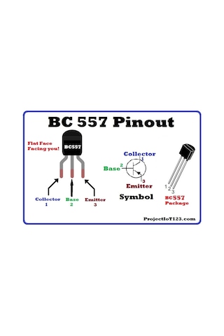5 Adet Bc 557 Pnp Transistör