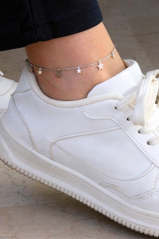 Argentum Concept Yıldızlı 925 Ayar Gümüş Halhal Gümüş