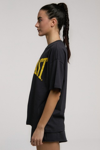 Everlast Ever Classics Wmn Oversize Füme Kadın Tişört Füme