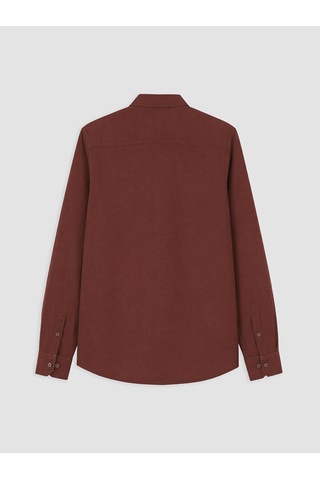 Lcwaıkıkı Classic Kahverengi Regular Fit Erkek Gömlek