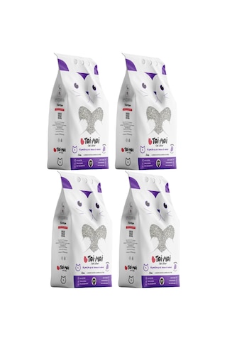 Toi Moi Lavanta Kokulu Bentonit Kedi Kumu 4 x 5 L