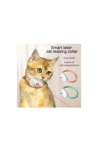 Mara Şarjlı Lazerli Kedi Tasması 10 Cm