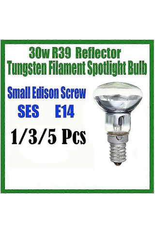 Yedek Lav Lambası E14 R39 30w Spot Vidalı Ampul Şeffaf Reflektör - Kaiyi Diğer