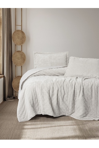 Cotton Box Softnest Çift Kişilik Yatak Örtüsü Boleta Taş Taş