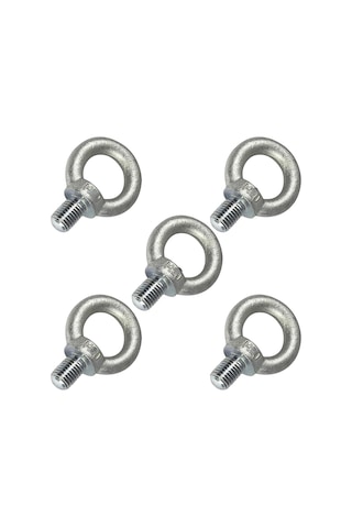 Aybolt 8 Mm 5 Adet Halka Civata Metal Askı Civatası Paslanmaz Çelik Montaj İçin Sabitleme Elemanı Belirtilmemiş