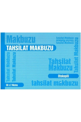 Tahsilat Makbuzu Otokopili 2-50 Gürmat Tahsilat Makbuzu Kendinden N11.2669