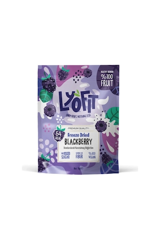Lyofit Food Freeze Dried Böğürtlen 15 G