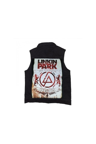 Linkin Park Siyah Kot Yelek Siyah
