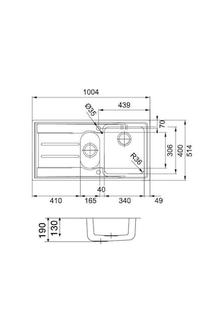 Franke - Anx 211 Sifon Kumandalı Çelik Eviye Sağ-sol Uyumlu - 127.0204.606-