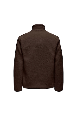 Only & Sons Dallas Life Erkek Kahverengi Polar Ceket 22025599-cbn Kahverengi