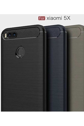 Xiaomi Mi 5x Kılıf Zore Room Silikon Kapak Gri