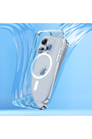Benks Apple Uyumlu iPhone 14 Pro Max Kılıf Benks Crystal Series Clear Kapak Ekran Koruyucu li ZORE-270341