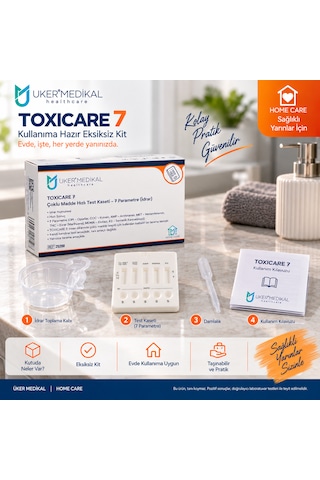 Uker Medikal Üker Toxıcare 7 Evde Madde Testi