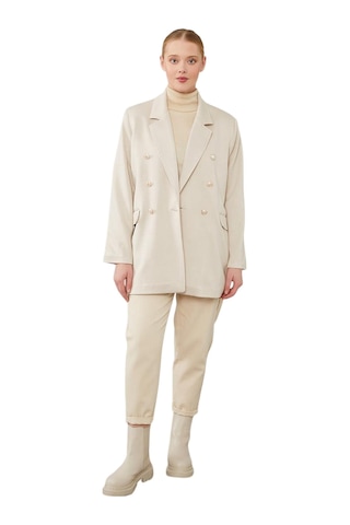 Kadın Spor Blazer Ceket Bej