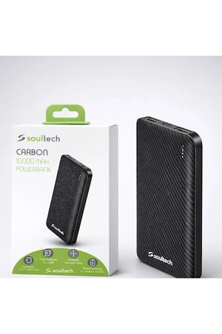 Soultech Carbon 10.000 Mah Powerbank Hızlı Şarj Ve Taşınabilir Güç Çok Renkli 27101651