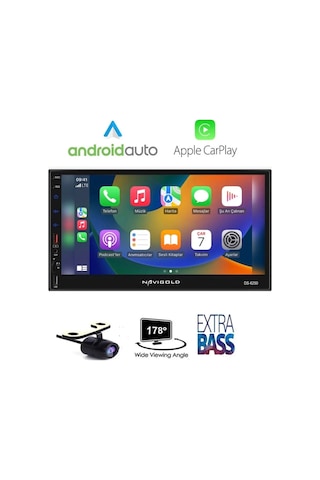 Navigold Ds-6250 Uyumlu Car Play Özellikli Teyp Multimedya Ful Hd