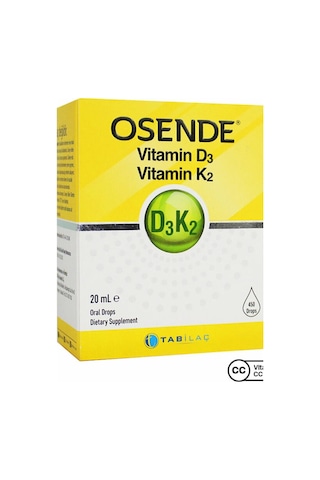 Osende Vitamin D3 K2 20Ml