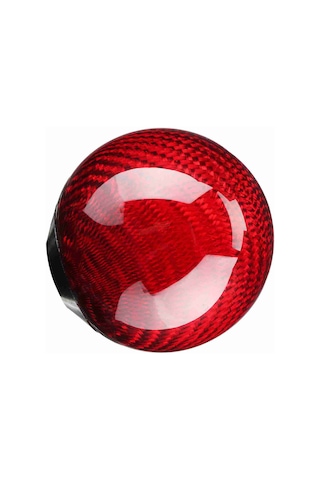 Moveevo Kırmızı Metal Evrensel Vites Topu, 3 Adaptörlü 7mm,9mm,9mm , Dayanıklı Malzeme, Manuel Vitesli Araçlar İçin Sk026-1 Kırmızı