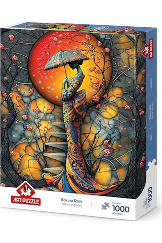 Art Puzzle Sakura Yağmuru 1000 Parça Puzzle