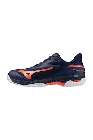 Mizuno Wave Exceed Court Cc Erkek Tenis Ayakkabısı Lacivert / Turuncu Çok Renkli