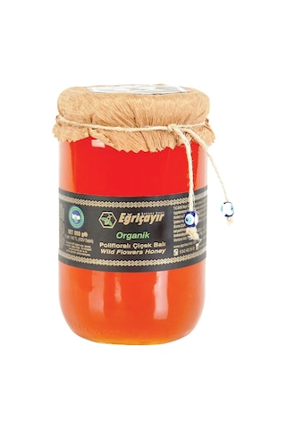 Eğriçayır Organik Polifloralı Çiçek Balı 850 G