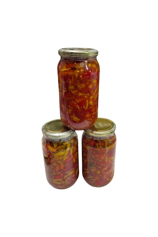 Domates Soslu Acı Biber Konservesi 1 Kg.x 3 Adet