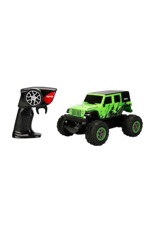 1:22 Taiyo Jeep Uzaktan Kumandalı Araba 15014 Jeep Wrangler Yeşil S00041454 Çok Renkli