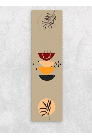 Belle Benoit Baskılı Amerikan Servisi Runner 140 x 40 CM Desen7