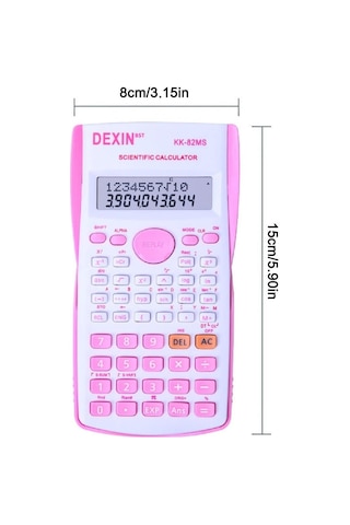 Valkyrie Dexin 240 Fonksiyonlu Çift Satır Bilimsel Hesap Makinesi Beyaz