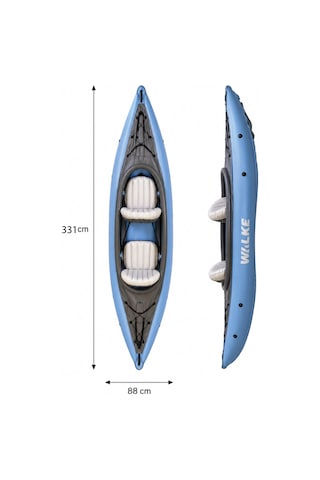 Walke Premium 2 Kişilik Pompa Kürek Dahil Şişme Kano 331 X 88 Cm 15103