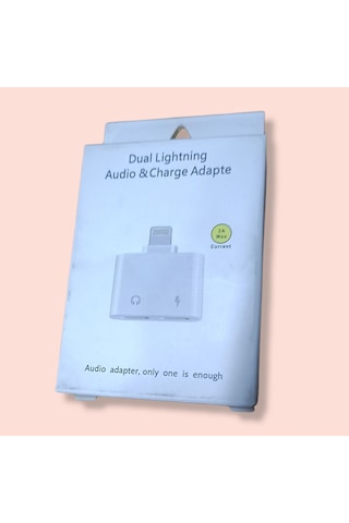 Emrebilisim Lightning Audior Adaptör Apple Uyumlu iPhone Lightning Audio Adaptör/ İ