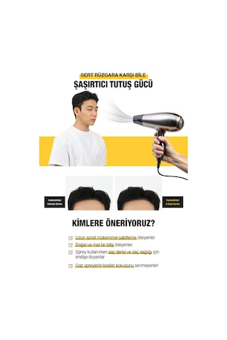 Mat Bitişli Hacim Sunan Ultra Güçlü Saç Sabitleyici Sprey Dashu Formen Bamboo Forest Mega Hard Spray