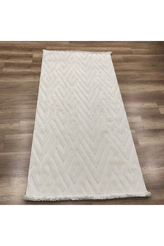 Hoom Rugs Mind 1118 Krem Modern İskandinav Kaymaz Taban Halı Krem