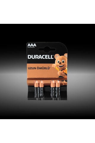 Duracell Alkalin AA Kalem Pil 1,5V 4'lü Paket (LR6 / MN1500)