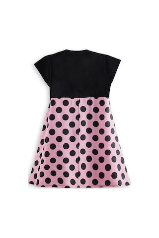 Denokids Havalı Kedi Kız Çocuk Elbise Renkli Çok Renkli